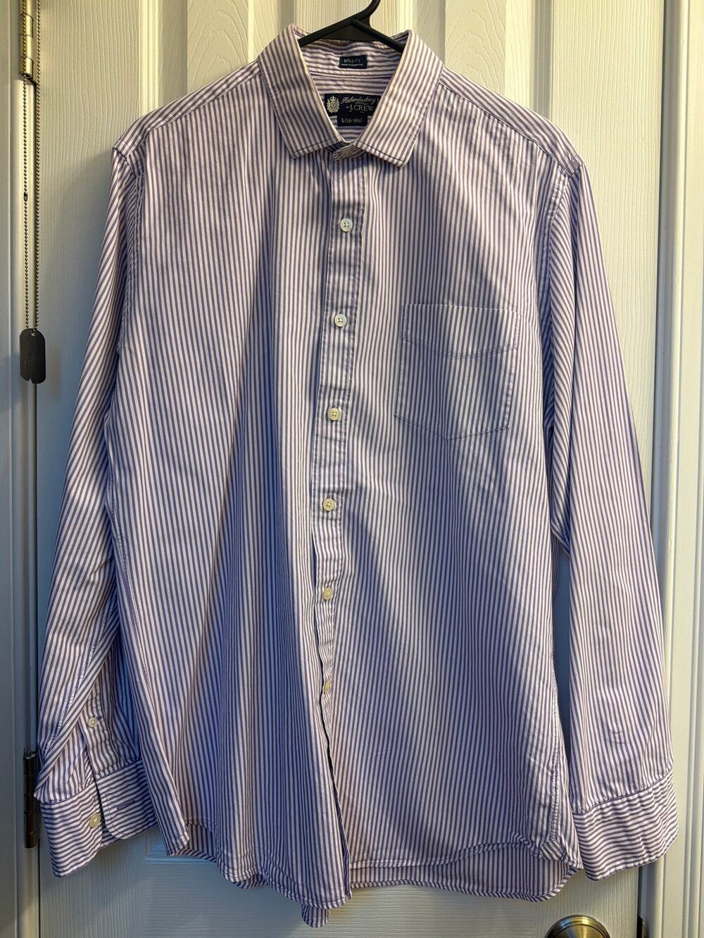 Men’s J Crew button up dress shirt.